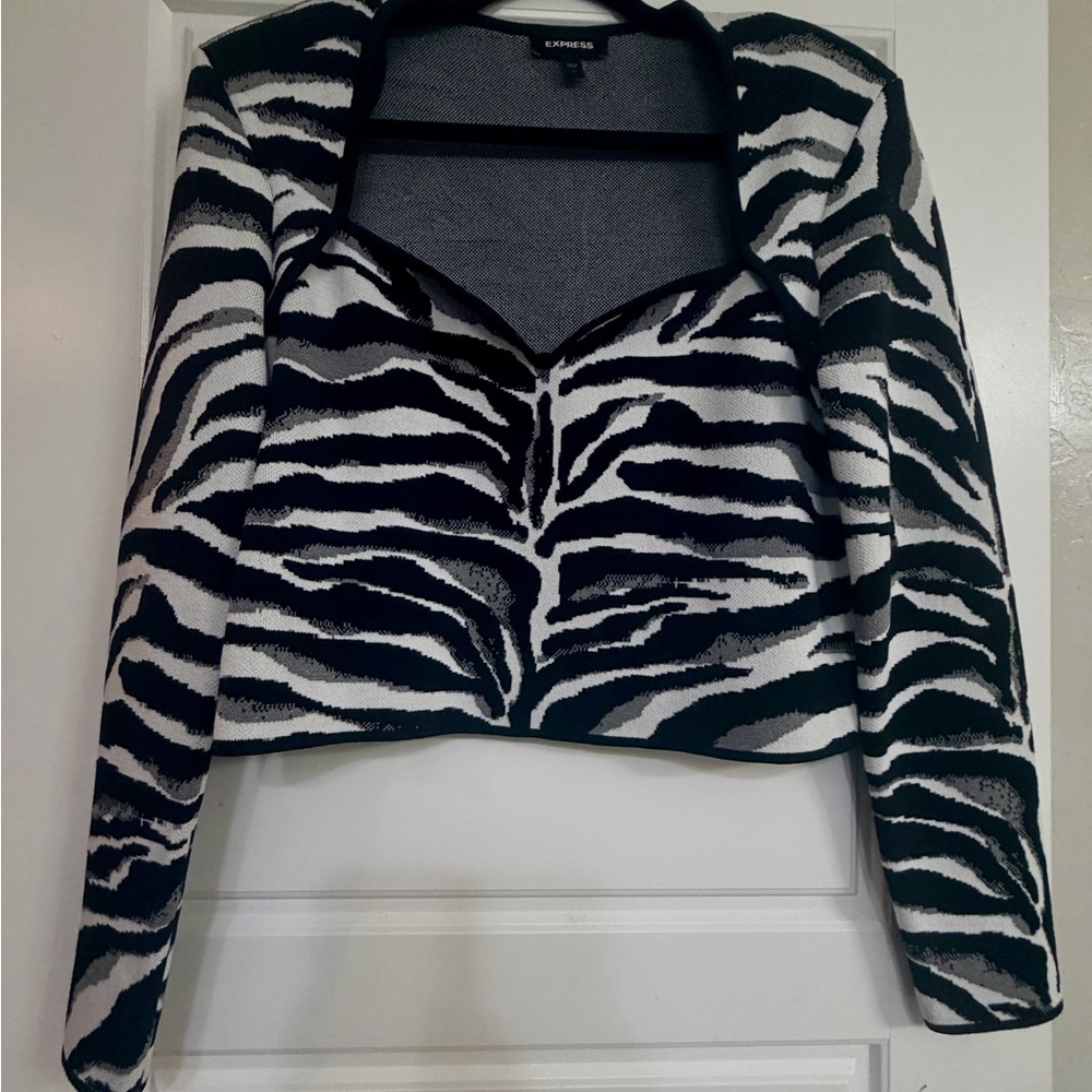 Express Zebra Pattern Women's shirt